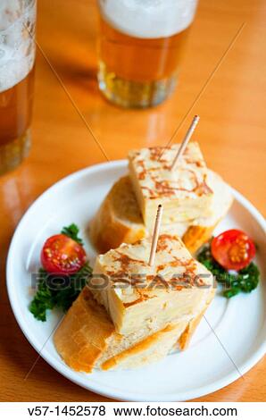 Spanish tapas, close view. Spain. View Large Photo Image Stock Photo - Spanish tapas, close view. Spain.. Fotosearch