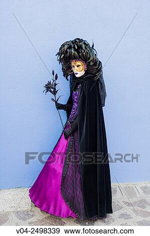 A masked woman at the carnival in Venice, Italy, Europe View Large Photo Image Stock Photo - A masked woman at the carnival in Venice, Italy, Europe. Fotosearch
