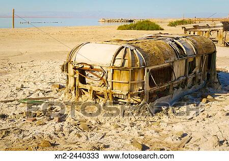 Abandoned trailer near the Salton Sea. Bombay beach. California. USA View Large Photo Image Stock Image - Abandoned trailer near the Salton Sea. Bombay beach. California. USA. Fotosearch