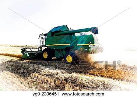 Stock Image - Abstract reaping machine.. Fotosearch