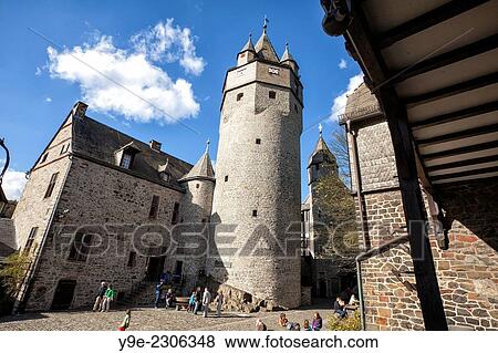 Altena Castle, Altena, Lennetal, Maerkischer Kreis, Sauerland, North Rhine-Westphalia, Germany, Europe View Large Photo Image Stock Photo - Altena Castle, Altena, Lennetal, Maerkischer Kreis, Sauerland, North Rhine-Westphalia, Germany, Europe. Fotosearch