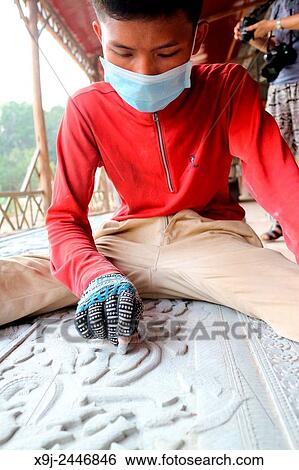 Artisans during the artistic craftsmanship, Siem Reap, Cambodia View Large Photo Image Stock Photograph - Artisans during the artistic craftsmanship, Siem Reap, Cambodia. Fotosearch