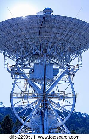 Stock Image - Australia, Australian Capital Territory, ACT, Canberra, radio telescopes of the Canberra Deep Space Communication Complex.. Fotosearch