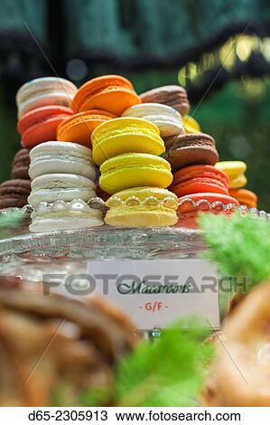 Australia, Victoria, VIC, Melbourne, The Block Arcade, Hopetoun Tea Rooms, macaron cookies. View Large Photo Image Stock Image - Australia, Victoria, VIC, Melbourne, The Block Arcade, Hopetoun Tea Rooms, macaron cookies.. Fotosearch