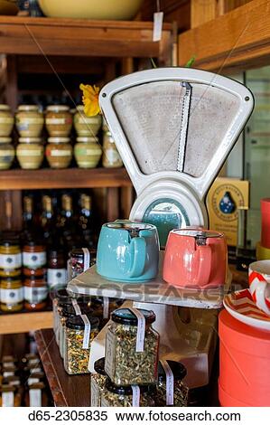 Stock Photography - Australia, Victoria, VIC, Yarra Valley, Yerring, Yarra Valley Dairy, interior.. Fotosearch