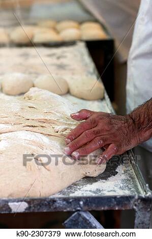 Baker preparing the dough for pita bread, Yazd, Iran, Asian. View Large Photo Image Stock Photo - Baker preparing the dough for pita bread, Yazd, Iran, Asian.. Fotosearch