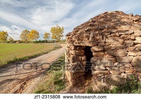 Barraca de vinya in Camí Sant Benet, Sant Fruitos del Bages, Catalonia, Spain. View Large Photo Image Stock Photo - Barraca de vinya in Camí Sant Benet, Sant Fruitos del Bages, Catalonia, Spain.. Fotosearch