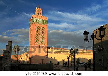 Ben Youssef Mosque, Marrakesh, Morocco. View Large Photo Image Stock Photo - Ben Youssef Mosque, Marrakesh, Morocco.. Fotosearch