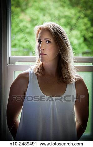 Blond woman. View Large Photo Image Stock Image - Blond woman.. Fotosearch