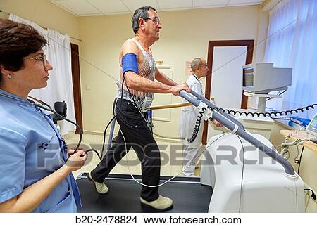 Cardiac stress test, Hospital Donostia, San Sebastian, Gipuzkoa, Basque Country, Spain View Large Photo Image Picture - Cardiac stress test, Hospital Donostia, San Sebastian, Gipuzkoa, Basque Country, Spain. Fotosearch