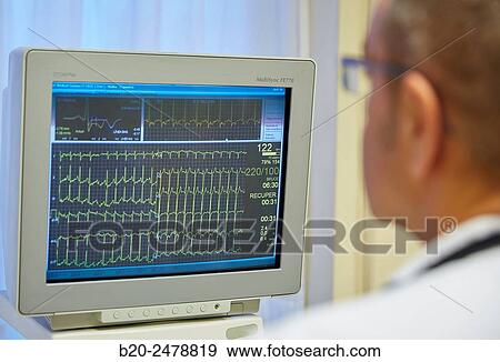 Stock Photo - Cardiac stress test, Hospital Donostia, San Sebastian, Gipuzkoa, Basque Country, Spain. Fotosearch