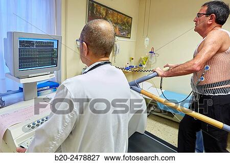 Cardiac stress test, Hospital Donostia, San Sebastian, Gipuzkoa, Basque Country, Spain View Large Photo Image Stock Photo - Cardiac stress test, Hospital Donostia, San Sebastian, Gipuzkoa, Basque Country, Spain. Fotosearch