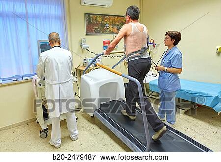 Cardiac stress test, Hospital Donostia, San Sebastian, Gipuzkoa, Basque Country, Spain View Large Photo Image Stock Photo - Cardiac stress test, Hospital Donostia, San Sebastian, Gipuzkoa, Basque Country, Spain. Fotosearch