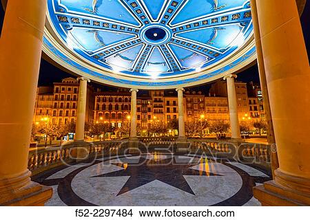 Castle Square, Pamplona, Navarra, Spain, Europe. View Large Photo Image Picture - Castle Square, Pamplona, Navarra, Spain, Europe.. Fotosearch
