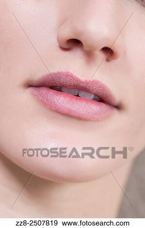 Closeup of a beautiful woman's mouth. View Large Photo Image Stock Photo - Closeup of a beautiful woman's mouth.. Fotosearch