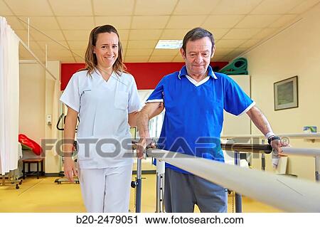 Control of walking, parallel bars, reeducation exercise, Rebahilitation, Hospital Donostia, San Sebastian, Gipuzkoa, Basque Country, Spain View Large Photo Image Stock Image - Control of walking, parallel bars, reeducation exercise, Rebahilitation, Hospital Donostia, San Sebastian, Gipuzkoa, Basque Country, Spain. Fotosearch