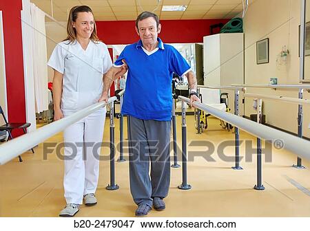 Control of walking, parallel bars, reeducation exercise, Rebahilitation, Hospital Donostia, San Sebastian, Gipuzkoa, Basque Country, Spain View Large Photo Image Stock Photo - Control of walking, parallel bars, reeducation exercise, Rebahilitation, Hospital Donostia, San Sebastian, Gipuzkoa, Basque Country, Spain. Fotosearch