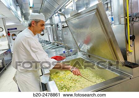 Cook preparing food, Hospital meal preparation, Kitchen, Hospital Donostia, San Sebastian, Gipuzkoa, Basque Country, Spain View Large Photo Image Stock Image - Cook preparing food, Hospital meal preparation, Kitchen, Hospital Donostia, San Sebastian, Gipuzkoa, Basque Country, Spain. Fotosearch