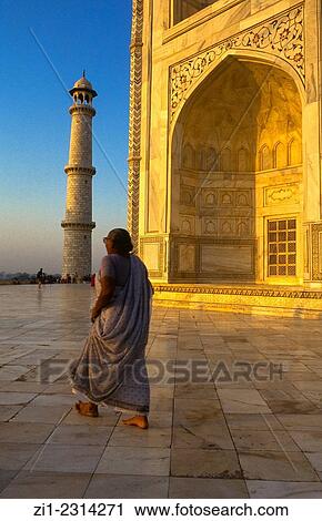 detail of Taj Mahal with visitor in Agra, India View Large Photo Image Stock Image - detail of Taj Mahal with visitor in Agra, India. Fotosearch