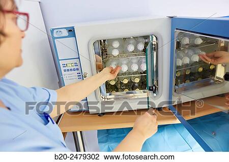 Stock Image - Drugs in refrigerator, Emergency room, Hospital Donostia, San Sebastian, Gipuzkoa, Basque Country, Spain. Fotosearch