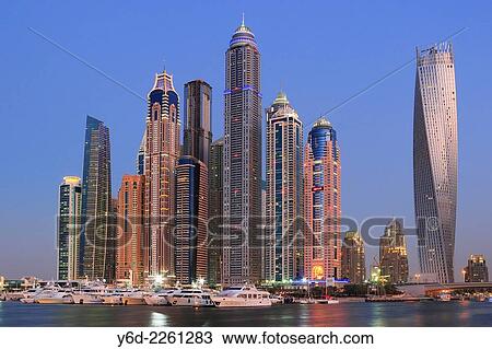 Dubai Marina, United Arab Emirates. View Large Photo Image Stock Image - Dubai Marina, United Arab Emirates.. Fotosearch