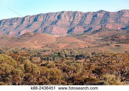 Stock Image - Elder ranges. Flinders Ranges, South Australia.. Fotosearch