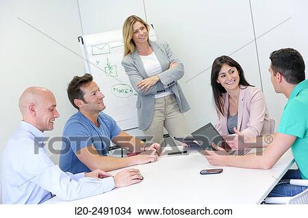 Executive meeting room. Office. View Large Photo Image Picture - Executive meeting room. Office.. Fotosearch