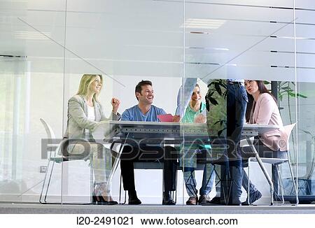 Executive meeting room. Office. View Large Photo Image Stock Image - Executive meeting room. Office.. Fotosearch