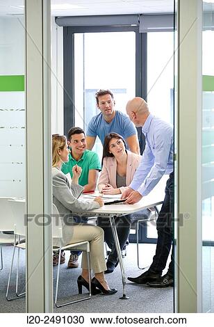 Executive meeting room. Office. View Large Photo Image Stock Image - Executive meeting room. Office.. Fotosearch