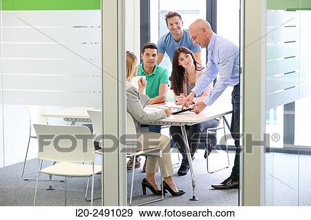 Executive meeting room. Office. View Large Photo Image Stock Photo - Executive meeting room. Office.. Fotosearch