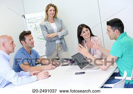 Executive meeting room. Office. View Large Photo Image Stock Photo - Executive meeting room. Office.. Fotosearch