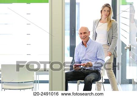 Stock Photograph - Executive meeting room. Office.. Fotosearch