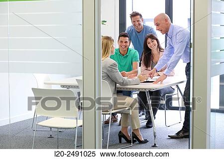 Executive meeting room. Office. View Large Photo Image Stock Photography - Executive meeting room. Office.. Fotosearch