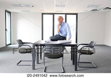 Stock Image - Executive. Site plan. Meeting room. Office building.. Fotosearch