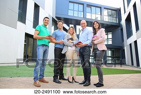 Executive Team. Exterior. Office. Coworking. View Large Photo Image Stock Image - Executive Team. Exterior. Office. Coworking.. Fotosearch