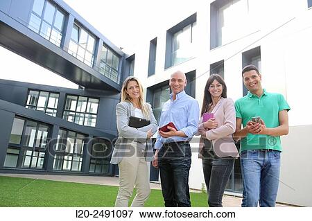 Executive Team. Exterior. Office. Coworking. View Large Photo Image Stock Photo - Executive Team. Exterior. Office. Coworking.. Fotosearch