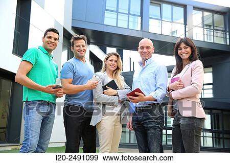 Executive Team. Exterior. Office. Coworking. View Large Photo Image Stock Photo - Executive Team. Exterior. Office. Coworking.. Fotosearch