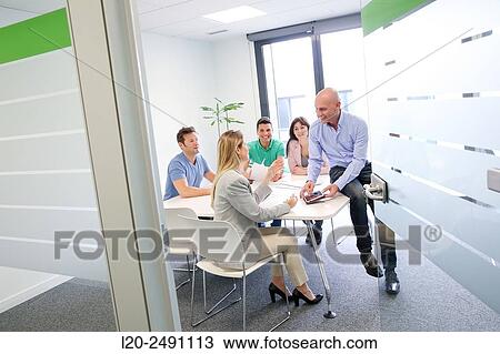 Executive Team. Office. Meeting room. View Large Photo Image Stock Image - Executive Team. Office. Meeting room.. Fotosearch
