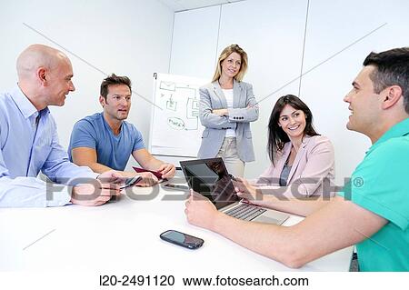 Executive team. Office. Meeting room. View Large Photo Image Stock Image - Executive team. Office. Meeting room.. Fotosearch