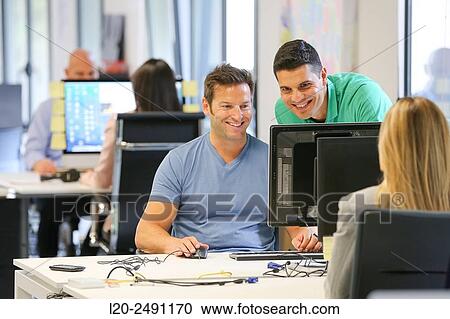 Stock Image - Executive Team. Office.. Fotosearch