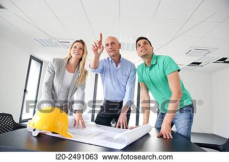 Executives. Site plan. Meeting room. Office building. View Large Photo Image Stock Image - Executives. Site plan. Meeting room. Office building.. Fotosearch