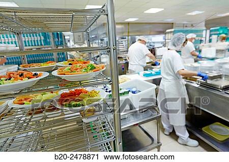 Food serving line, Hospital meal preparation, Kitchen, Hospital Donostia, San Sebastian, Gipuzkoa, Basque Country, Spain View Large Photo Image Stock Image - Food serving line, Hospital meal preparation, Kitchen, Hospital Donostia, San Sebastian, Gipuzkoa, Basque Country, Spain. Fotosearch