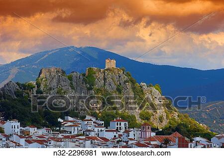 Gaucín, Genal river valley, Serranía de Ronda. White Village, Málaga province, Andalusia. Spain. View Large Photo Image Stock Image - Gaucín, Genal river valley, Serranía de Ronda. White Village, Málaga province, Andalusia. Spain.. Fotosearch