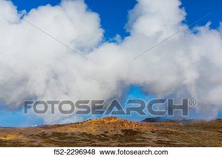 Gunnuhver, geothermal area, Reykjanes Peninsula, Southern Iceland, Iceland, Europe. View Large Photo Image Stock Photo - Gunnuhver, geothermal area, Reykjanes Peninsula, Southern Iceland, Iceland, Europe.. Fotosearch