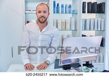 Hairdresser salon reception. Hairdressing salon and Beauty Clinic. View Large Photo Image Stock Photo - Hairdresser salon reception. Hairdressing salon and Beauty Clinic.. Fotosearch