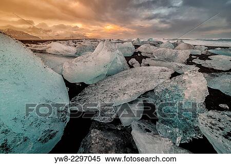 Icebergs come from the Jokulsarlon Glacial Lagoon, Breidamerkurjokull Glacier, Vatnajokull Ice Cap, Iceland. View Large Photo Image Stock Photography - Icebergs come from the Jokulsarlon Glacial Lagoon, Breidamerkurjokull Glacier, Vatnajokull Ice Cap, Iceland.. Fotosearch