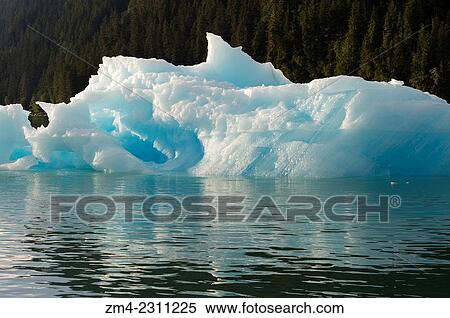Icebergs from LeConte Glacier drifting in LeConte Bay, Tongass National Forest, Southeast Alaska, USA. View Large Photo Image Stock Photography - Icebergs from LeConte Glacier drifting in LeConte Bay, Tongass National Forest, Southeast Alaska, USA.. Fotosearch