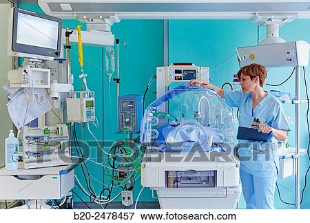 Incubator, Medical care, Neonate Intensive care Unit, ICU, Hospital Donostia, San Sebastian, Gipuzkoa, Basque Country, Spain View Large Photo Image Stock Photo - Incubator, Medical care, Neonate Intensive care Unit, ICU, Hospital Donostia, San Sebastian, Gipuzkoa, Basque Country, Spain. Fotosearch