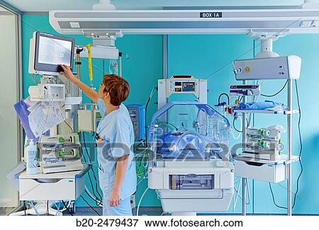 Incubator, Medical care, Neonate Intensive care Unit, ICU, Hospital Donostia, San Sebastian, Gipuzkoa, Basque Country, Spain View Large Photo Image Stock Photo - Incubator, Medical care, Neonate Intensive care Unit, ICU, Hospital Donostia, San Sebastian, Gipuzkoa, Basque Country, Spain. Fotosearch