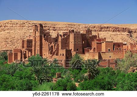 Kasbah Tamdaght, Morocco. View Large Photo Image Stock Photo - Kasbah Tamdaght, Morocco.. Fotosearch